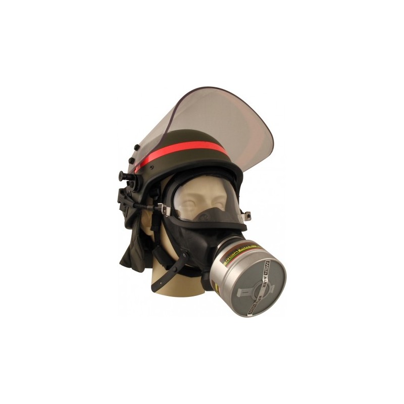 Masque à gaz panoramique complet risque chimique