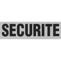 Dossard velcro SECURITE