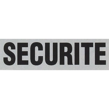 Dossard velcro SECURITE Dossards & Bandeaux15,00 €