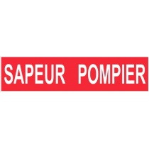 Dossard velcro SAPEUR POMPIER