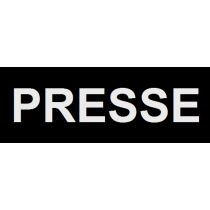 Dossard velcro PRESSE