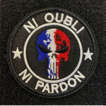 Ecusson patch velcro NI OUBLI - NI PARDON Accueil12,00 €