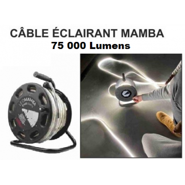 Cable éclairant d'intervention MAMBA-50m (75000 lumens) Accueil649,00 €