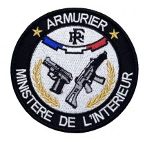 Écusson ARMURIER brodé main velcro Ecussons velcro11,00 €
