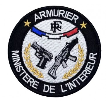 Écusson ARMURIER brodé main velcro Ecussons velcro11,00 €